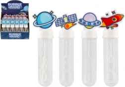 Балон за сапунени мехурчета с космически мотиви 13 см