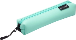 PASTELINI Slim Pencil Case with Green Elastic Band