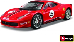 Метален модел на автомобил Ferrari 458 Challenge 1:24 червен