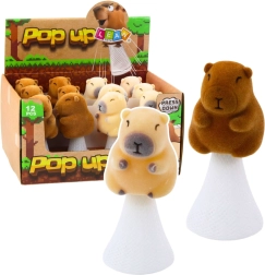 Подскачаща капибара Pop Up бежово-кафява 10 см
