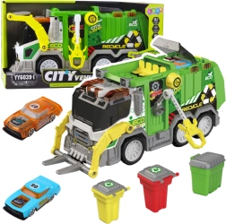 Градски сметосъбиращи камиони със светлини и звуци