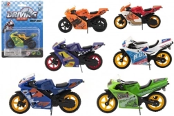 Състезателен мотор играчка метал/пластмаса 8 см