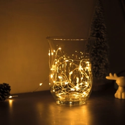 Коледна LED светлинна верига 5 м, 50 LED, топло бяла