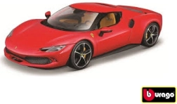 Die-cast car model Bburago Ferrari 296 GTB 1:18 red