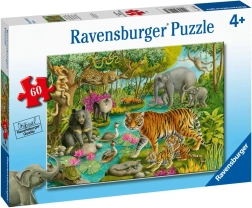 Пъзел Ravensburger Животните на Индия 60 части
