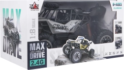 RC crawler stunt racing car 1:8 gray 4x4