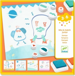 Djeco комплект печати Чудовища