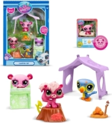 Комплект 3 фигурки Littlest Pet Shop Camping