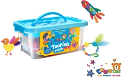 Творчески комплект в пластмасова кутия 26 × 12 см