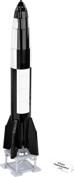 Конструктор Ракета V2 560 части
