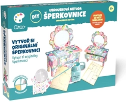 Arto DIY кутия за бижута от дърво – салфетна техника (декупаж)