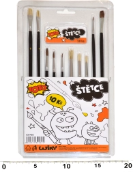 Комплект четки за рисуване - 10 бр.