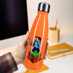 Неръждаема бутилка Minecraft 600 мл