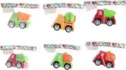 Plastic construction truck with eyes for kids