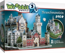 WREBBIT 3D пъзел замък Нойшванщайн – 890 части