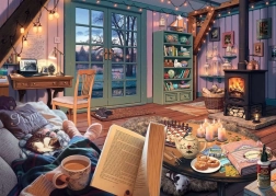 Puzzle My Refuge: Cozy Room 1000 Pieces