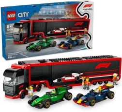 LEGO® City 60445 Камион F1® с болиди F1® RB20 и AMR24
