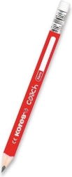 Ergonomic Pencil with Eraser Kores Coach