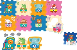 Меки строителни блокчета с животни и числа