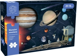 Interactive wooden puzzle Solar System A4