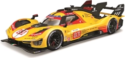 Bburago 1:18 Ferrari 499P LMH № 83 24H Le Mans 2024 в защитен твърд кейс