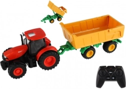Трактор ZETOR с ремарке с дистанционно управление, 42 см, 2,4 GHz, светлина и звук, акумулаторна батерия за презареждане