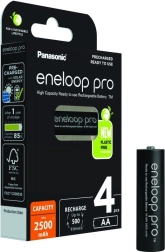 ENELOOP Pro AA Rechargeable Batteries 2500 mAh, set of 4