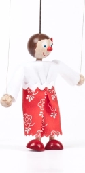 GERLICH wooden puppet Maruška 12 cm