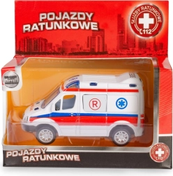 Mercedes-Benz Sprinter Ambulance Model 1:50 with pull-back drive