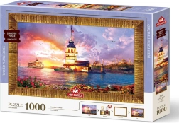 Puzzle with Frame and Glue 3in1 Maiden Tower 1000 Pieces