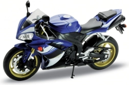 Мотоциклет Welly Yamaha YZF‑R1 1:10 син