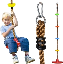 Градинска люлка с въже за катерене за деца Kruzzel