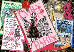 Пъзел Emily in Paris: модно списание 1000 части