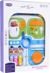Multifunctional activity suitcase for kids – blue