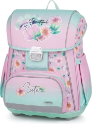 Premium flowers school satchel for girls