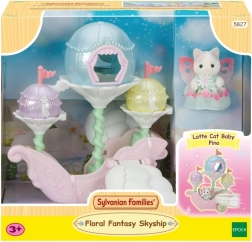 Летящо превозно средство на цветните феи SYLVANIAN FAMILIES с котешка фея