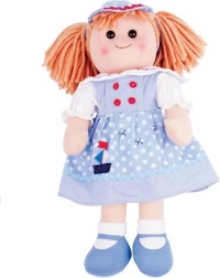 Платнена кукла Louise 38 см от Bigjigs Toys