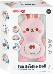 Chipolino плюшена играчка за приспиване Зайче Розово