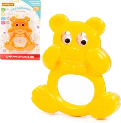 Дрънкалка мече или хипопотамче за бебета