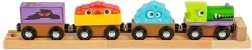 Bigjigs Rail Wooden Train Monsters