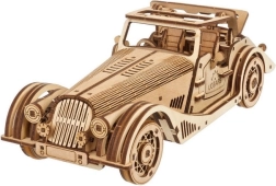 Ugears 3D дървен механичен пъзел спортна кола Rapid Mouse