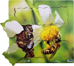 Just Jigsaws 600 Пчела – дървен слоест пъзел