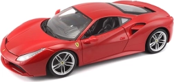 Метален модел на автомобил Ferrari 488 GTB 1:18 от Bburago