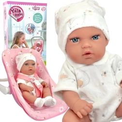 WOOPIE Royal детска кукла 30,5 см с розово носилце