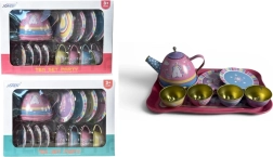 Colorful kids’ tea set with unicorn design