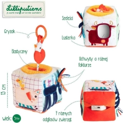 Lilliputiens звукова активна кубче Ферма 9 м+