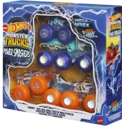 Hot Wheels Monster Trucks Power Smashers комплект колички