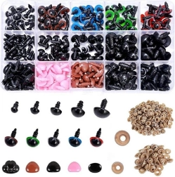 Безопасни очи и носове за плюшени играчки – комплект 560 бр.