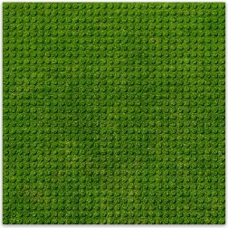 BRIXIES Plus дизайнерска строителна подложка трева 25,5 x 25,5 cm