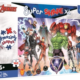 Пъзел 160 части XL Super Shape Avengers Смелост